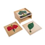 Botanické puzzle - 3 dílky s komodou