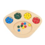 Tácek na třídění – Montessori pomůcka na barvy a kategorizaci