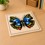 Drevené puzzle motýľ s úchytmi pre deti